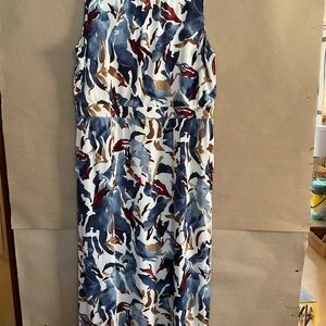 Chico's Multicolor Abstract Dress. NWT. Size 3